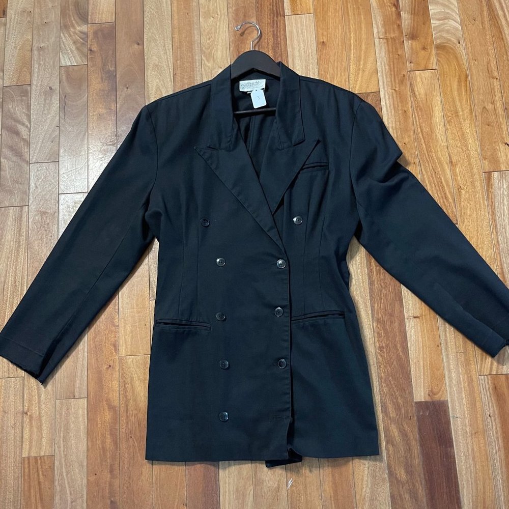 Brass Plum short trench coat / Vintage